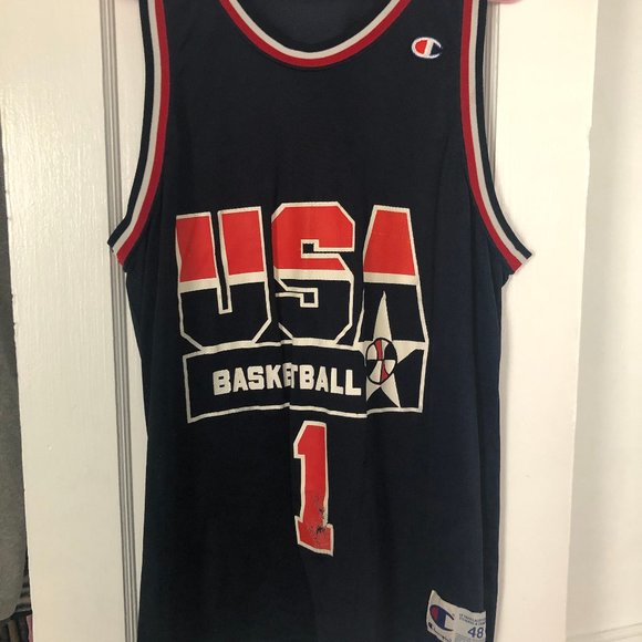 old usa basketball jersey